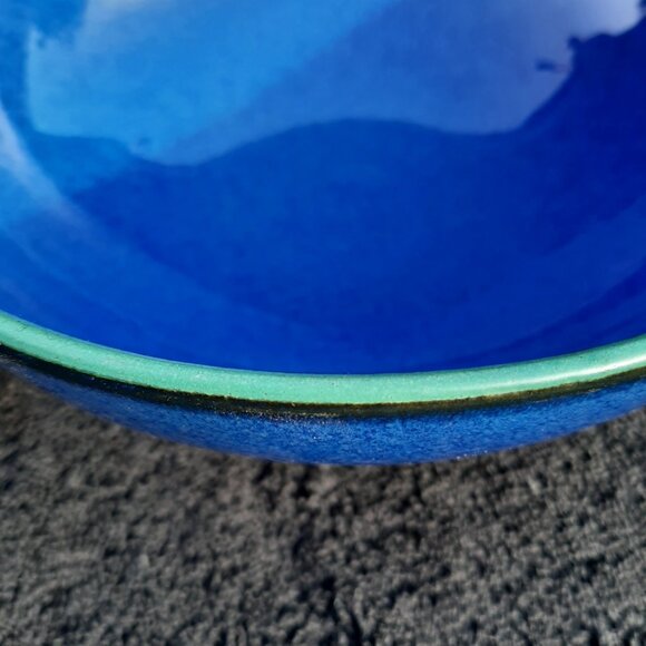 Denby Metz Pasta  Soup Bowl 6.5" D (1) Green Blue Metz - Picture 8 of 8